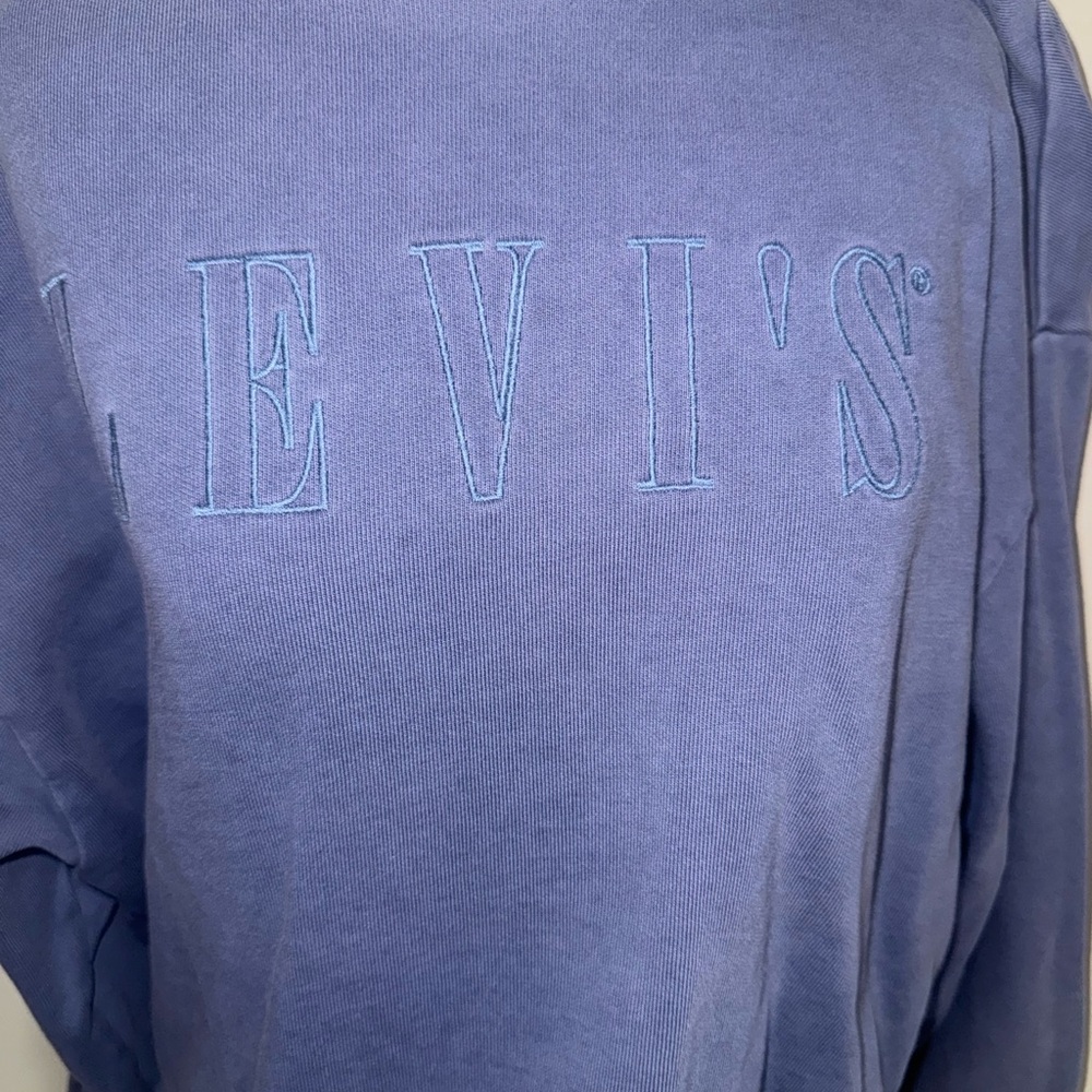 Levi's Lavender Sweatshirt with Red Logo Tag